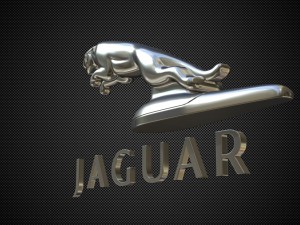 jaguar hood ornament 3D Model