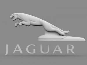 jaguar hood ornament 3D Model