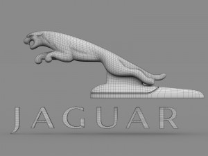 jaguar hood ornament 3D Model
