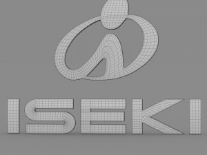 iseki logo 3D Model