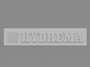 hydrema logo Modelo 3D