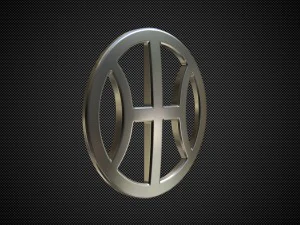 hybrid kinetic logo 3D Model