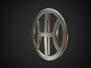 hybrid kinetic logo 3D Model