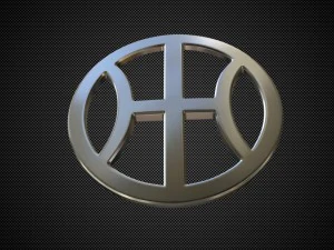 hybrid kinetic logo 3D Model