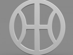 hybrid kinetic logo Modelo 3D