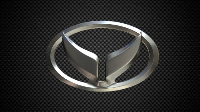 huansu logo Model 3D .c4d .max .obj .3ds .fbx .stl .blend 