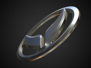 huansu logo Model 3D