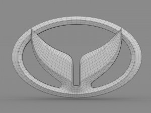 huansu logo Model 3D