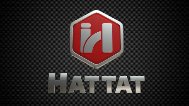 hattat logo Modelo 3D .c4d .max .obj .3ds .fbx .stl .blend 