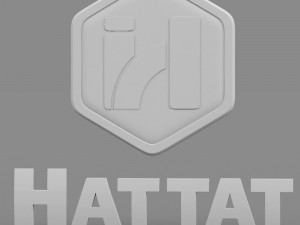 hattat logo Modelo 3D
