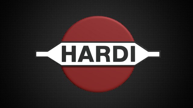 hardi logo 3D Model .c4d .max .obj .3ds .fbx .stl .blend 