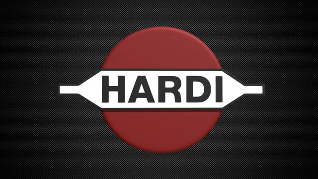hardi logo 3D Model .c4d .max .obj .3ds .fbx .stl .blend 