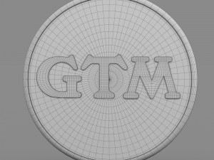 gtm logo Modello 3D