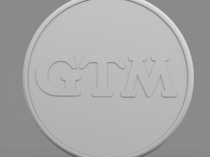 gtm logo Modello 3D