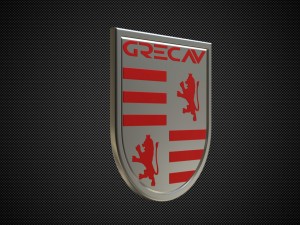grecav logo Model 3D