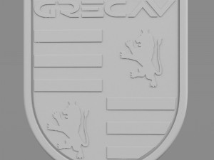 grecav logo Model 3D