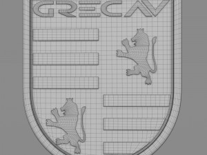 grecav logo Model 3D