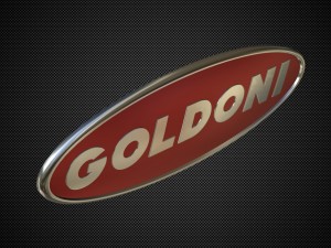 goldoni logo Model 3D