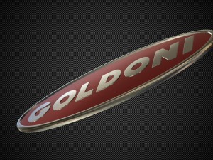 goldoni logo Model 3D