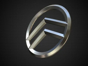 golden dragon logo 3D Model