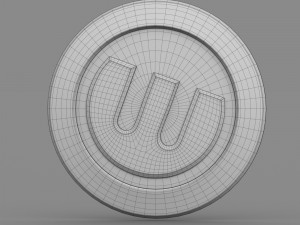 german e-cars logo Model 3D