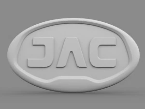 logotipo de jac 2 Modelo 3D