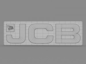 jcb logo 3Dモデル