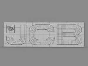 jcb logo 3D Model