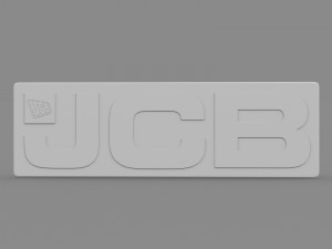 jcb logo 3Dモデル