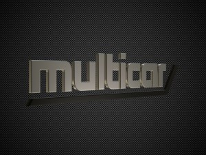 multicar logo Model 3D