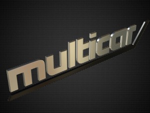 multicar logo Model 3D