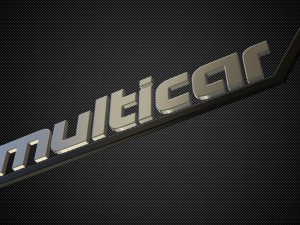 multicar logo Model 3D