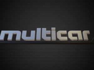 multicar logo Model 3D