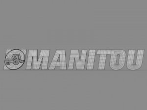 manitou logo 3D मॉडल
