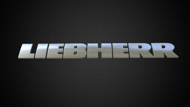 liebherr logo 3D-Modell in Autoteile 3DExport