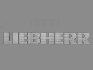 liebherr logo 3D Model