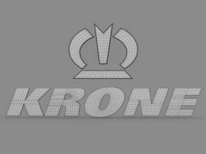 krone logo 3D Model