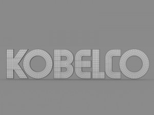 kobelco logo Modèle 3D