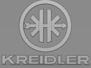 kreidler logo Modello 3D