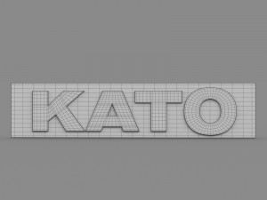 kato logo 3D Model