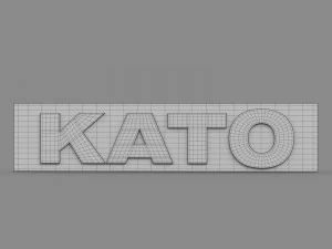 kato logo 3D Model