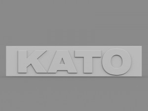 kato logo 3D Model