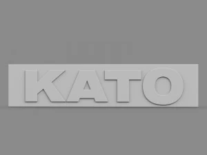 kato logo 3D Model