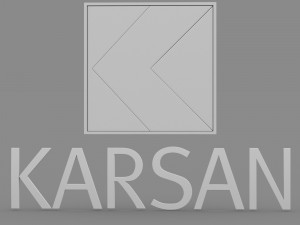 karsan logo 3D मॉडल
