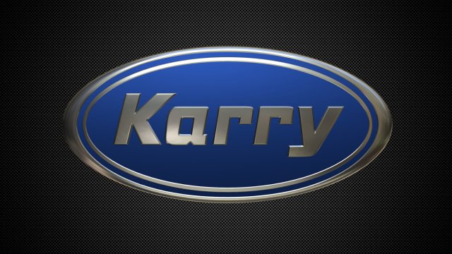 karry logo Model 3D .c4d .max .obj .3ds .fbx .stl .blend 