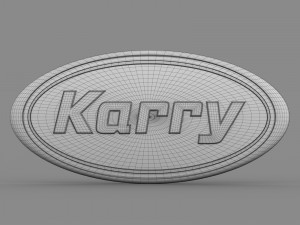 karry logo Model 3D