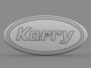 karry logo 3D Model