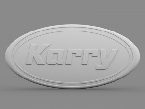 karry logo Model 3D