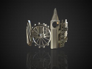 cityscape design ring london 3D Model
