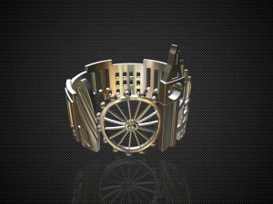 cityscape design ring london 3D Model